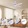 Modern Cheap Smart Remote Control Bldc Celling Fan with Led Lights 220v bluetooth and Remote