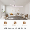 Luxurious Modern Designer Decorative Reverse Function Remote Control Energy Saving Motor Timber Wooden Blades Ceiling Fan