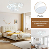 Hotel Lighting Smart Fancy Ceiling Fan with Lamp Modern Series Fan with Light 42 Inches