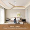 China Ceiling Fan Sell 3 Blades Abs Bldc Energy Saing 52ceiling Fan for Bedroom Dining Room