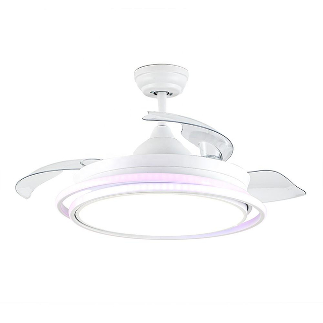 Very Cool 3 Wind 6 Speeds Invisible Ceiling Fans and Decorative Lights 42 Inch Fan Lamp with Remote