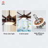 Nordic Ventilador De Techo Con Luz Estilo Moderno Ceiling Fans with Lights Remote Control