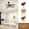 High Quality Best Price Air Cooling Ceiling Fan ABS 5 Blade Palm Leaf 52 Inch Ceiling Fan