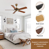 Quality Ceiling Fan Brands North American Bedroom Smart 56'' Dc Ceiling Fan with Remote Control