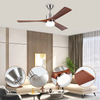 Chinese Pendant Lighting Remote 6speedControl Ceiling Fan for Kitchen with Integrated Retro Light