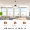 42-Inch Modern Luxury Crystal Chandelier Ceiling Fan with LED Light & Remote Control Project Installation Solutions