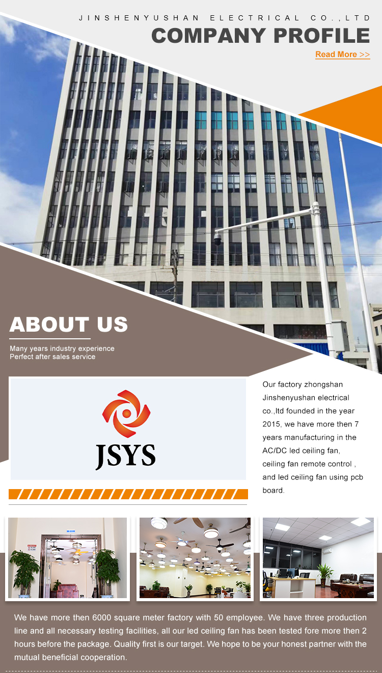 High Quality Remote Control 52 Inch 5 Blades Six Wind Speeds Adjustable Lobby Ceiling Fan