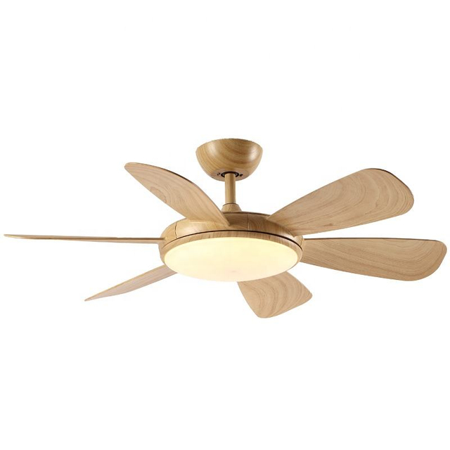 Nordic Simple Style 3 Color Light Adjustable Decoration Led Ceiling Fan with Light