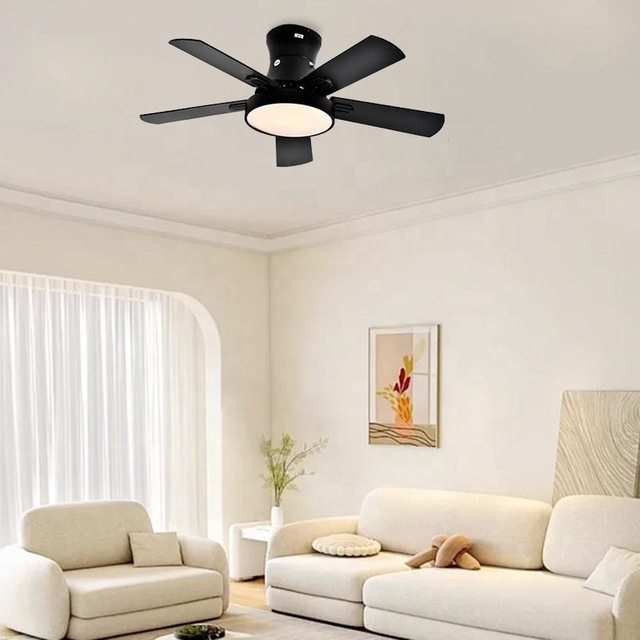 Wholesale Contemporary Design Bedroom Cieling Fan Lamp 52inch Ceiling Fan with Led Light