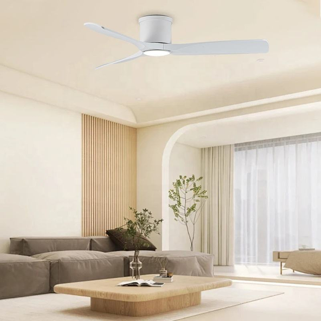 Modern Designer Study Lowes White Ceiling Fans Light Smart Remote Control Rgb Led Fan Light
