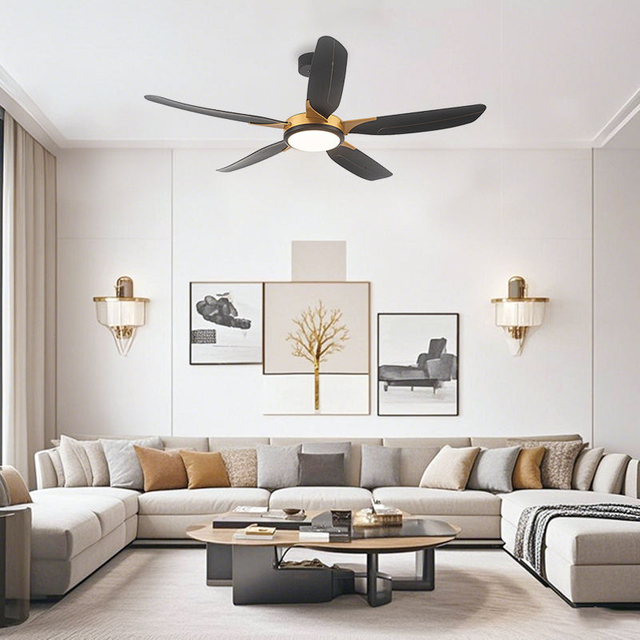 Modern Led Ceiling Fans Saving Energy Lighting Remote Control Bedroom Fan Lamp with Remote Control
