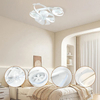 Bedroom 42inch Elegant Fancy Ceiling Remote Control Flower Fan with Lights Smart Remote Control