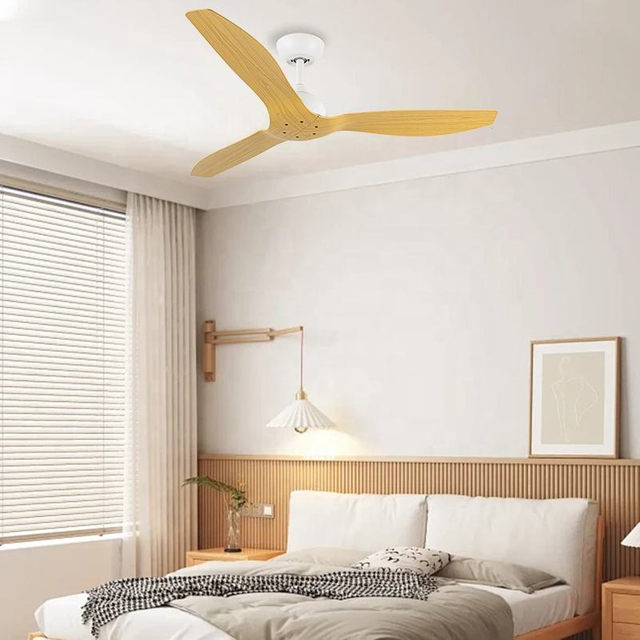 Technology Decoration Home Decorative Bedroom Smart 52 Inches Plywood Blade Dc Ceiling Fan