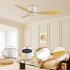 Modern Smart Wifi Decorative Retractable Chandelier Vintage Bedroom Luxury Ceiling Light Remote Control Led Ceiling Fans