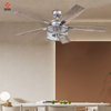 Modern Restaurant Energy Saving 52 Inch Wooden Remote Control Ceiling Fan with Light