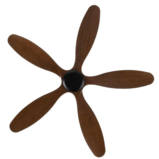 Malaysia Hot Sale Silent 56 Inch 55W DC Copper Motor Five Indoor Ceiling Fan for Living Room