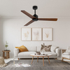 Morden Smart Remote Control 52 Inch Bldc Ceiling Fan 3 Wood Blades Ceiling Fan for Home
