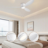 2025 Latest Modern Smart Lighted Ceiling Low Noise Fans Ceiling Lights and Fan for Bedroom