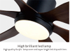 NO.1 Selling Model High Quality Remote Control 54 Inch 6 Blades Six Wind Speeds Ceiling Fans